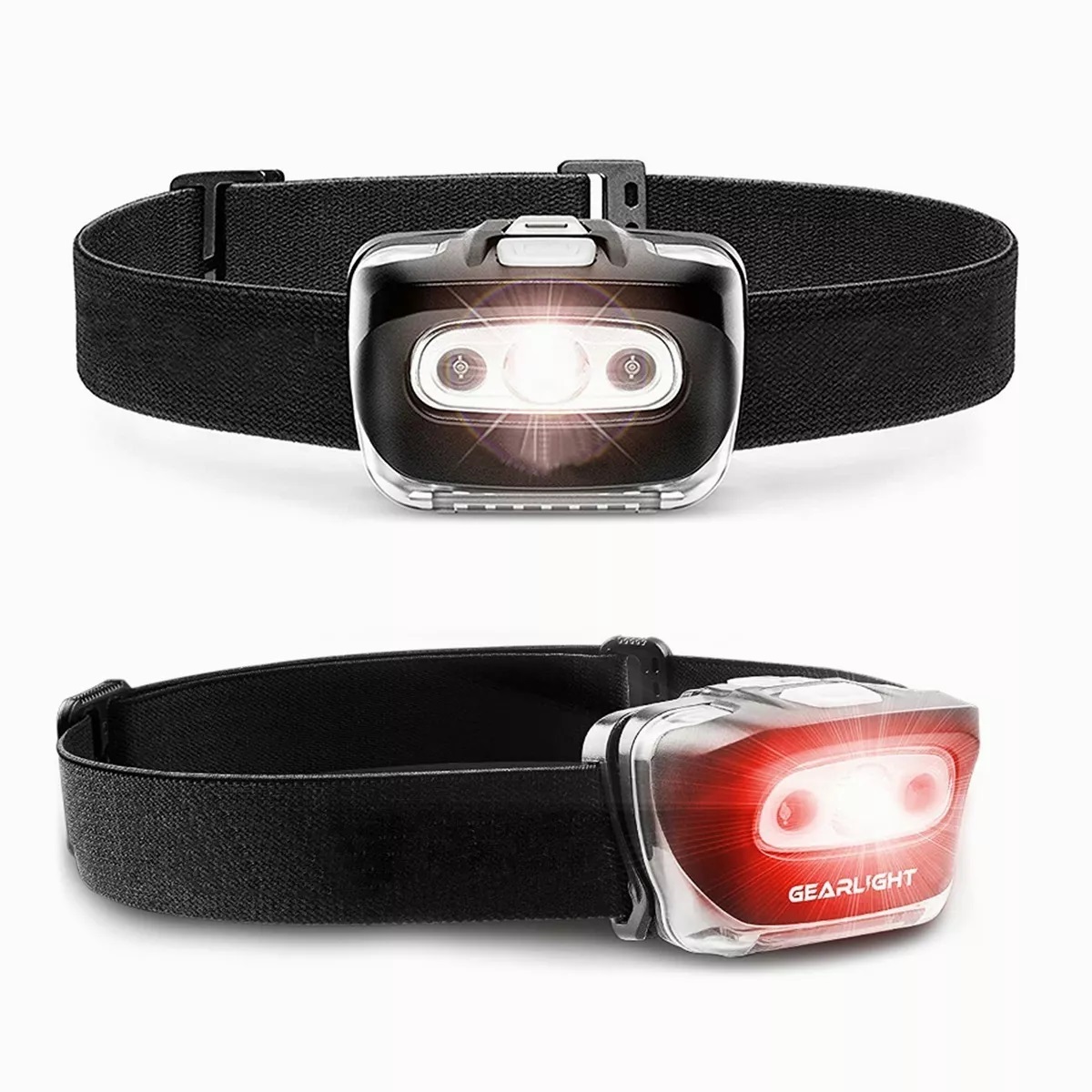 Lampara Minera De Cabeza Led Linternas Para Camping 2 Piezas