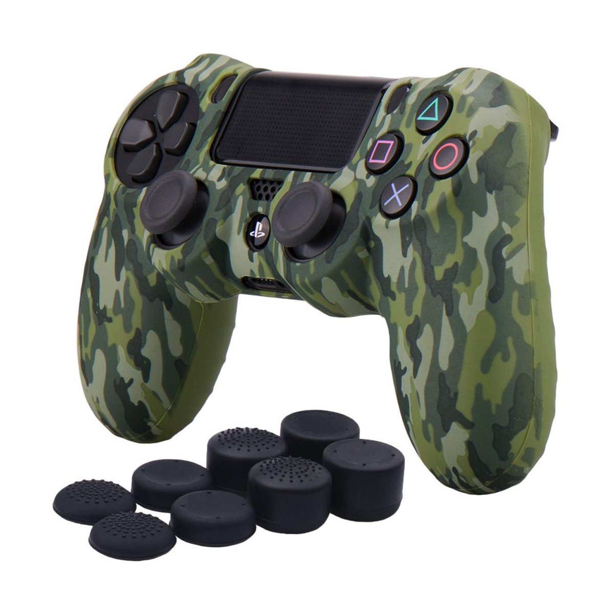 Funda Para Control Compatible PlayStation 4 (Militar)