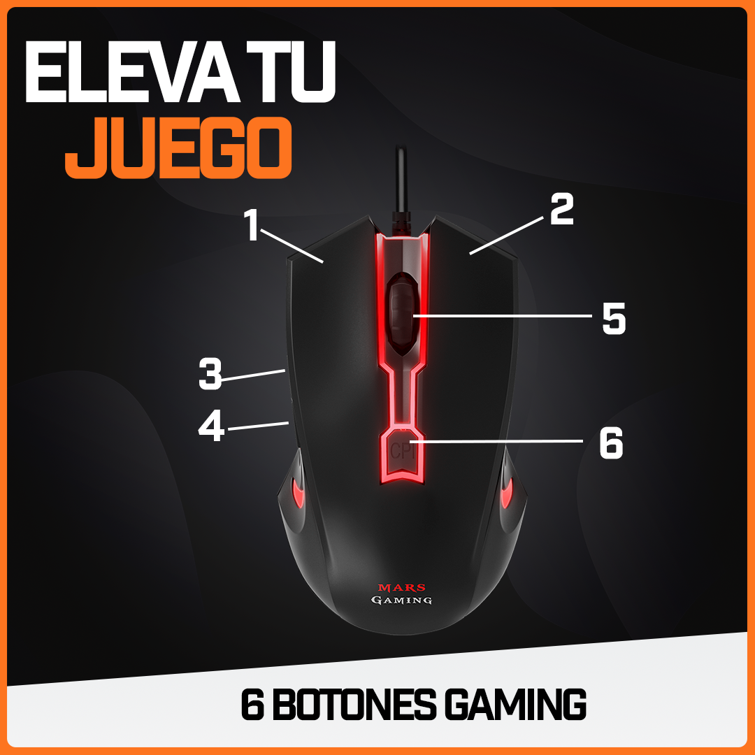 Mouse Gamer Ratón Juegos Usb Periférico Rgb Pc Ergonómico