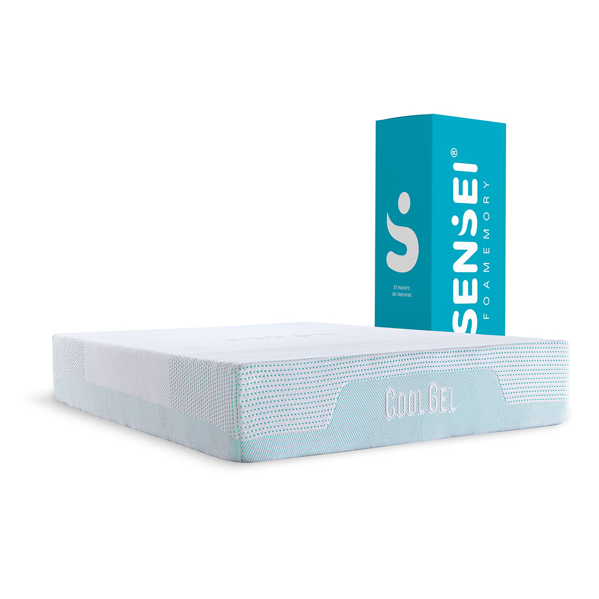 Colchón Queen Size Memory Foam Sensei Cool Gel