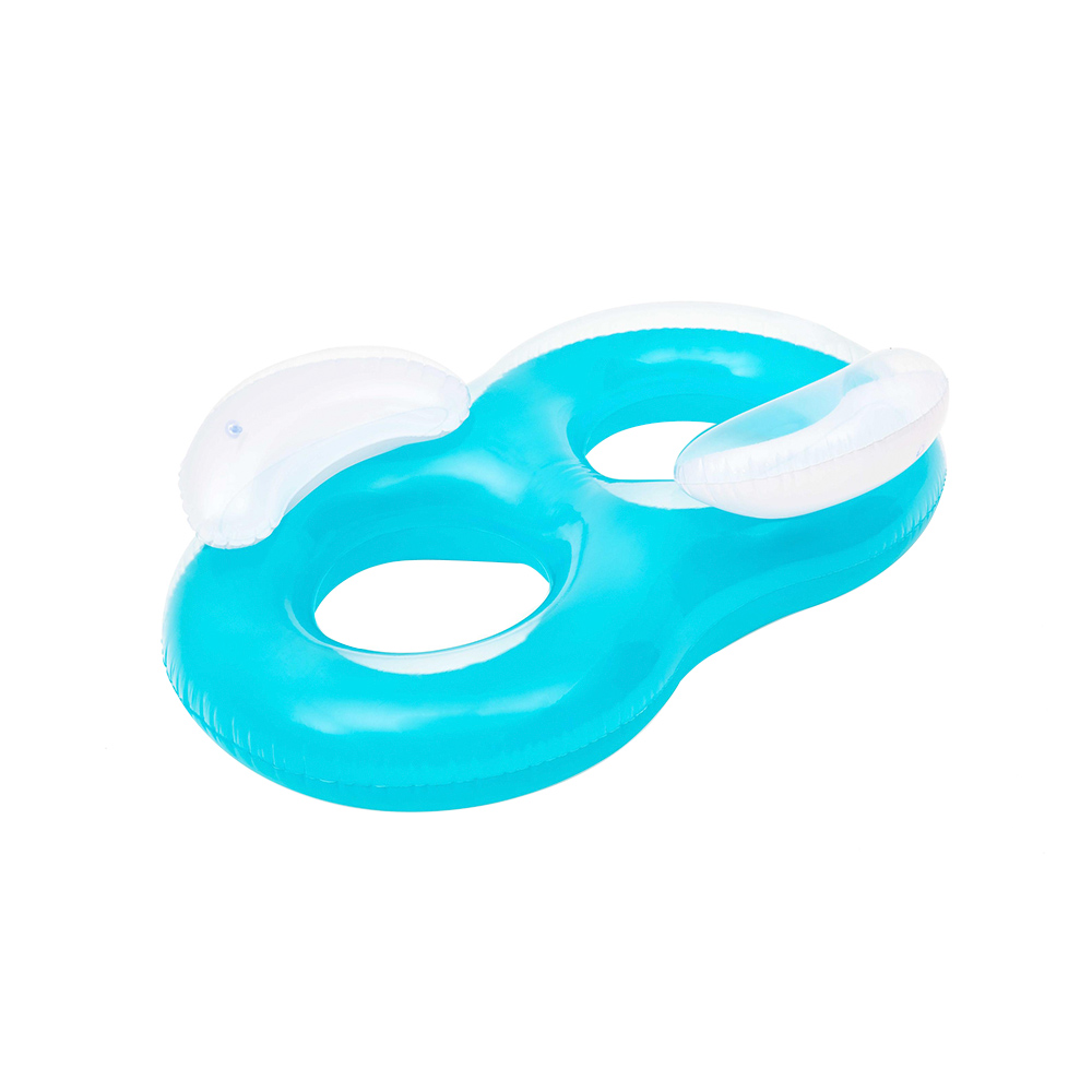 Sillón Inflable Flotador Para Dos Personas Salvavidas Azul