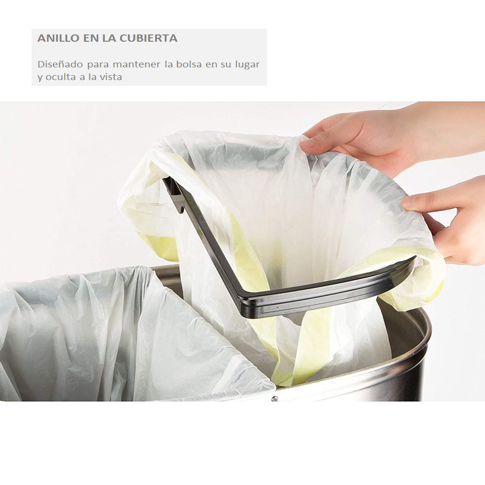 Bote de Basura Dual con Sensor de Apertura automática 50 litros