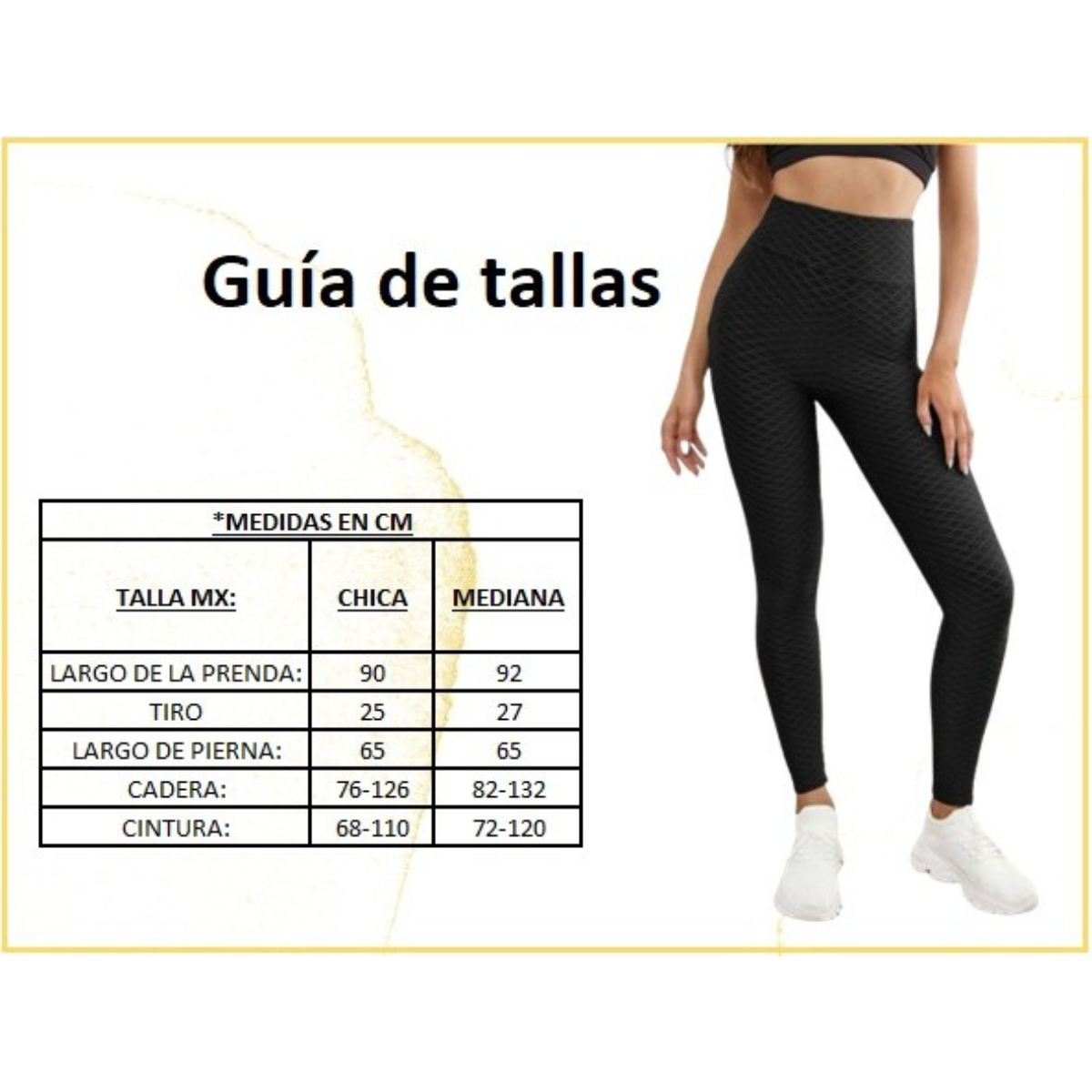 Legging Corte Push Up Deporte Licra Colombiana Mallon Gym LIC-014