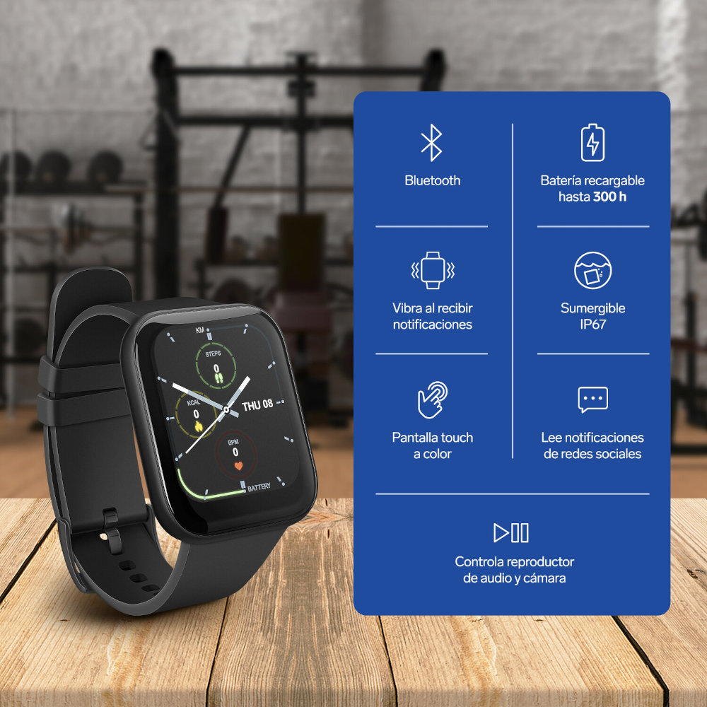 Smart Watch Bluetooth* pantalla Full Touch SMART WATCH-200 
