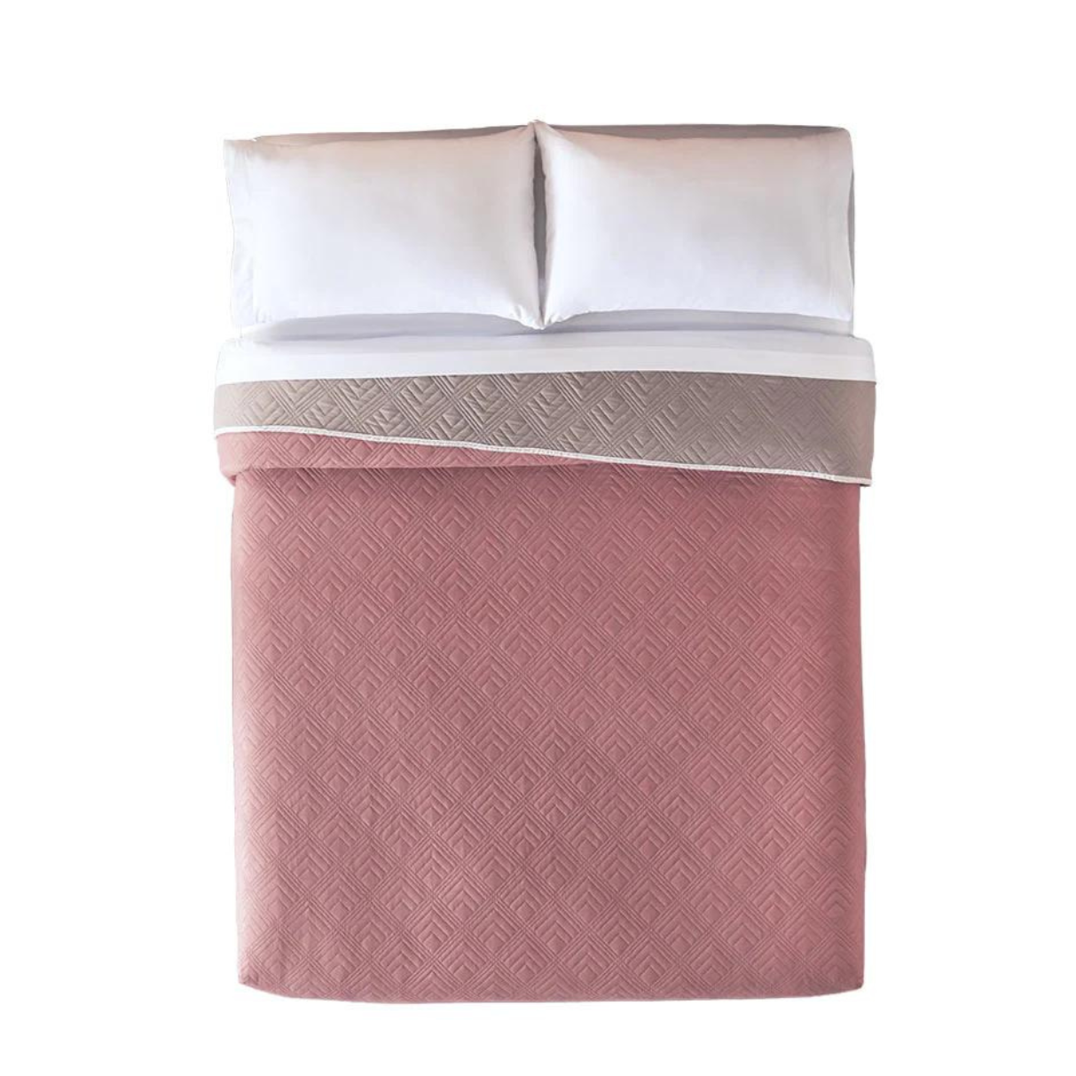 Edredón Ligero Mat Novo Deep Rose 43864 Vianney