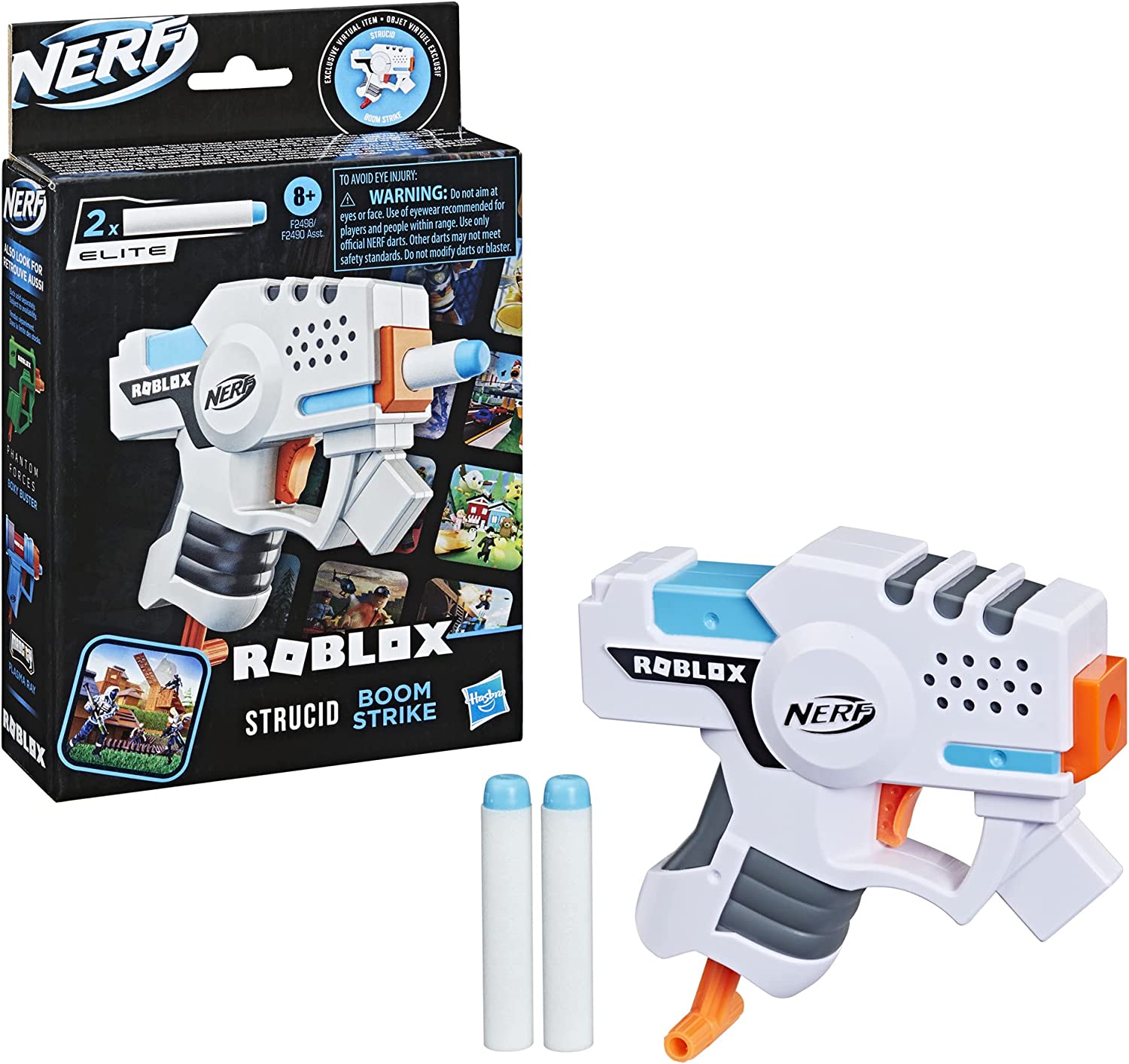 Nerf Roblox Strucid Boom Strike Con 2 Dardos Elite