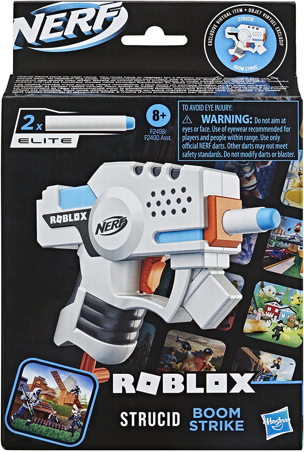 Nerf Roblox Strucid Boom Strike Con 2 Dardos Elite