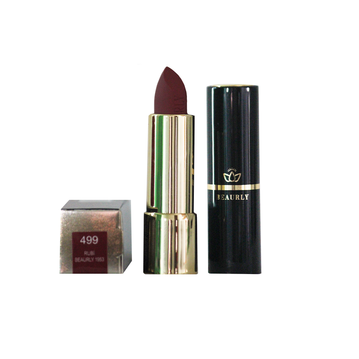 Labial mate, tono "499 Rubí" colección "Beaurly 1953"