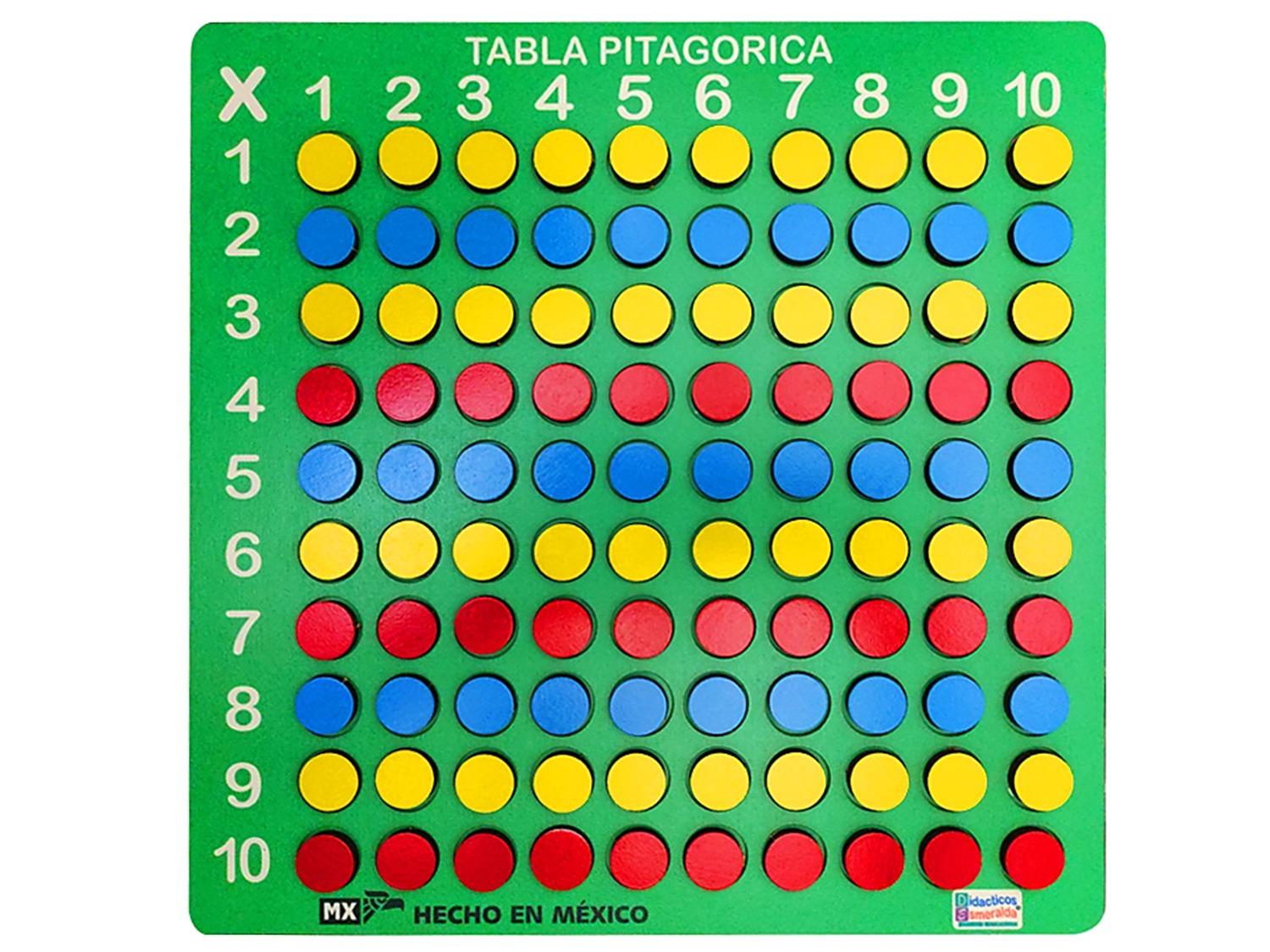 TABLA PITAGORICA EN MDF