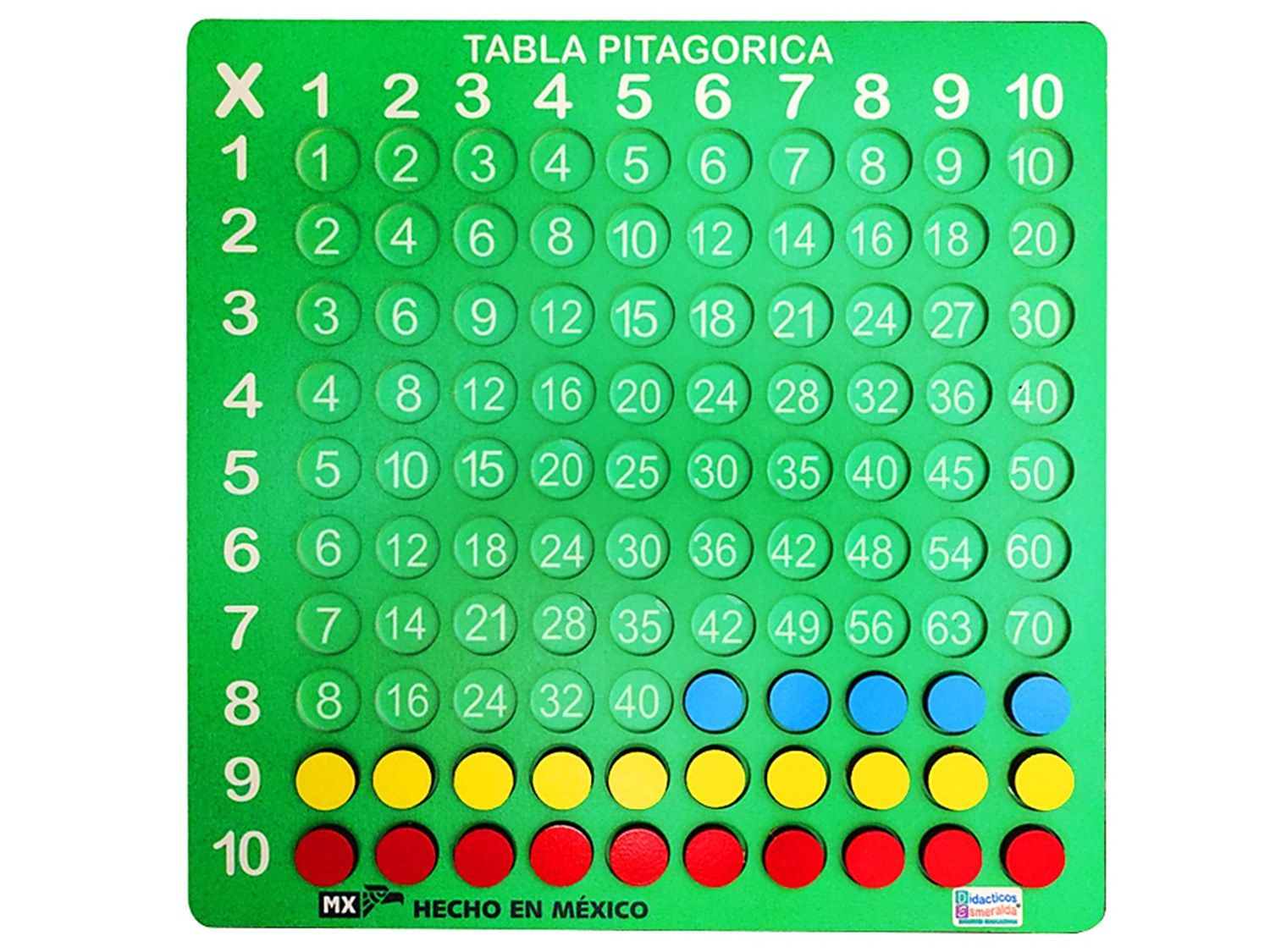 TABLA PITAGORICA EN MDF
