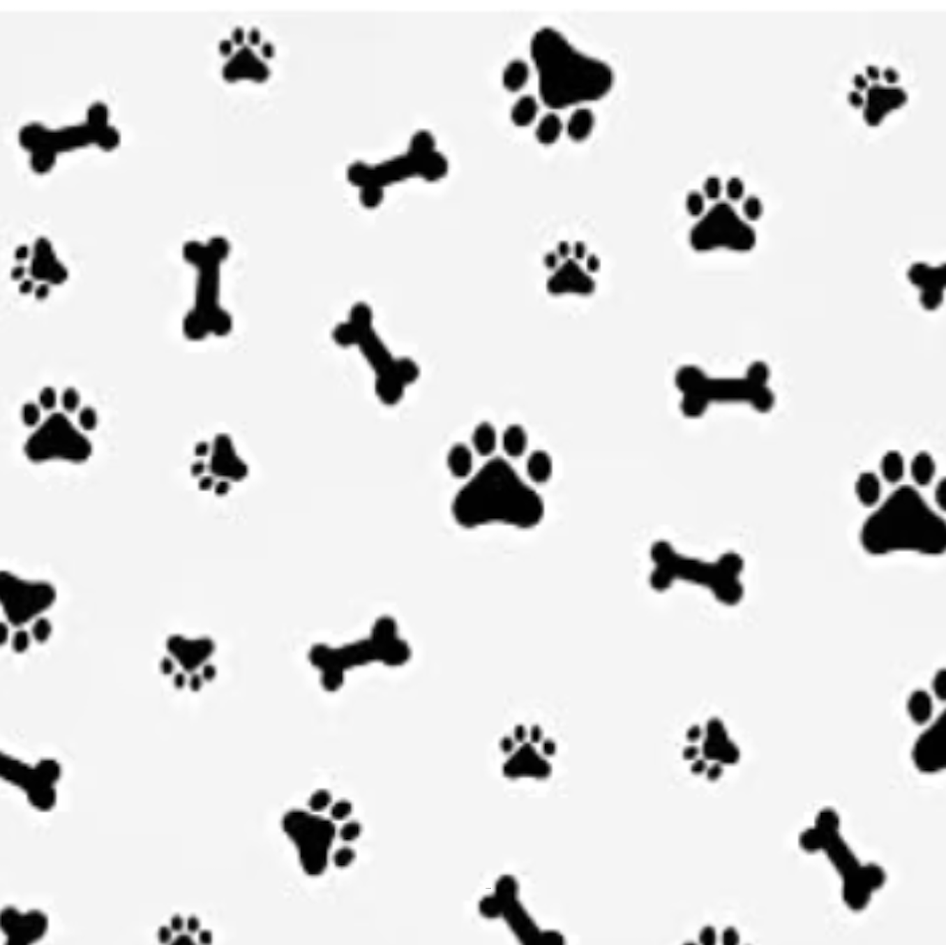 Ana Brook 76 piezas de calcomanías de huellas de perro con estampado de huellas de perro, decoración de habitación de perro, cachorro, calcomanía de pared de vinilo extraíble, huella de animal para niños, niñas, cuarto de bebé, decoración de habitación, mural artístico, color negro