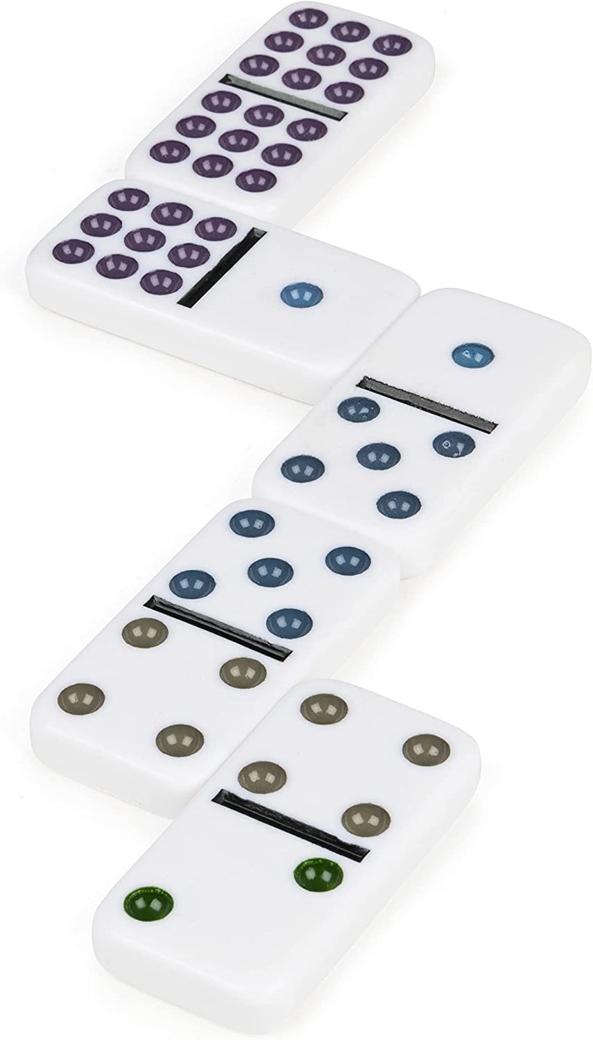 Dominó Doble 9, Caja Metálica 55 Fichas