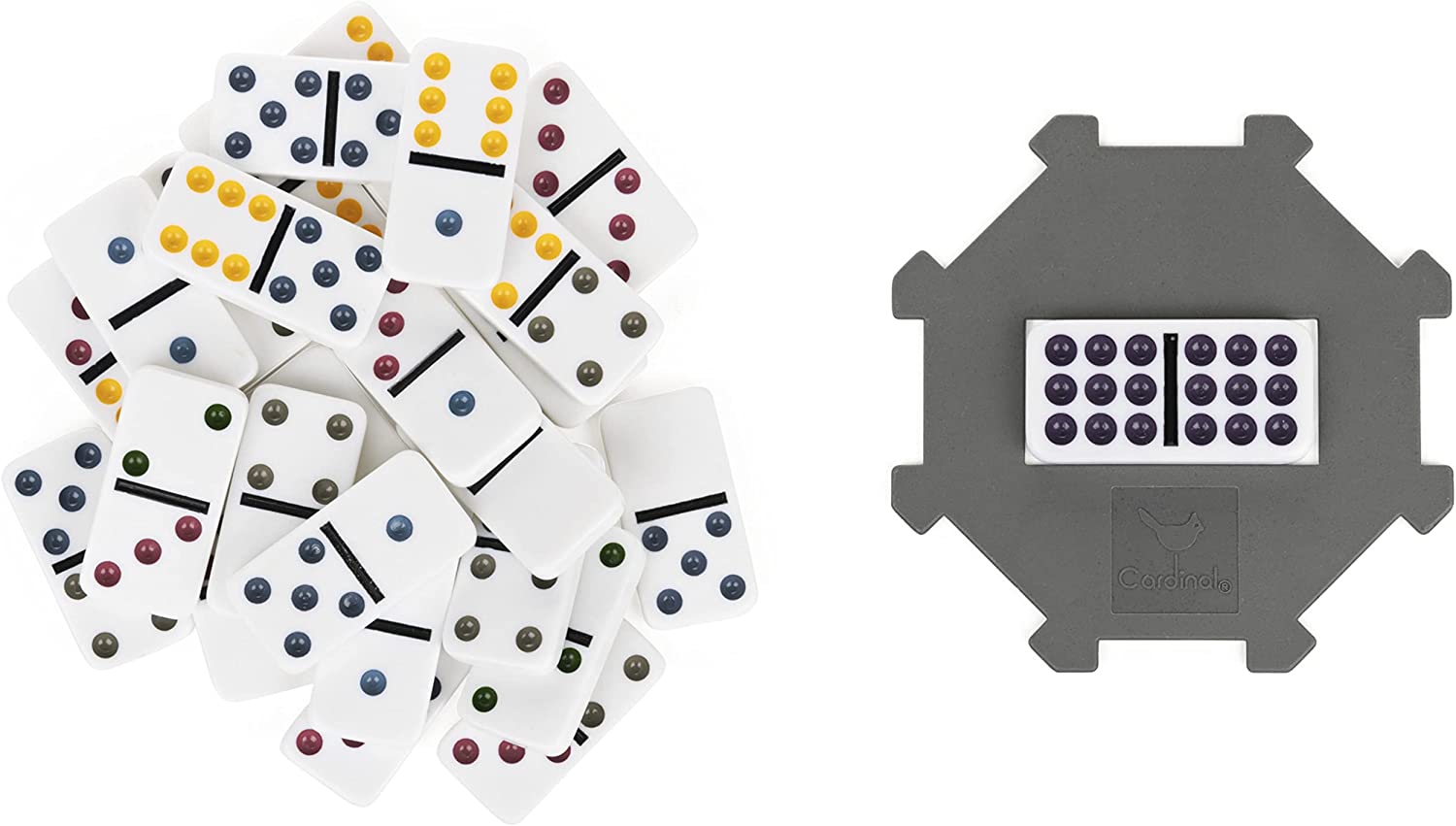 Dominó Doble 9, Caja Metálica 55 Fichas