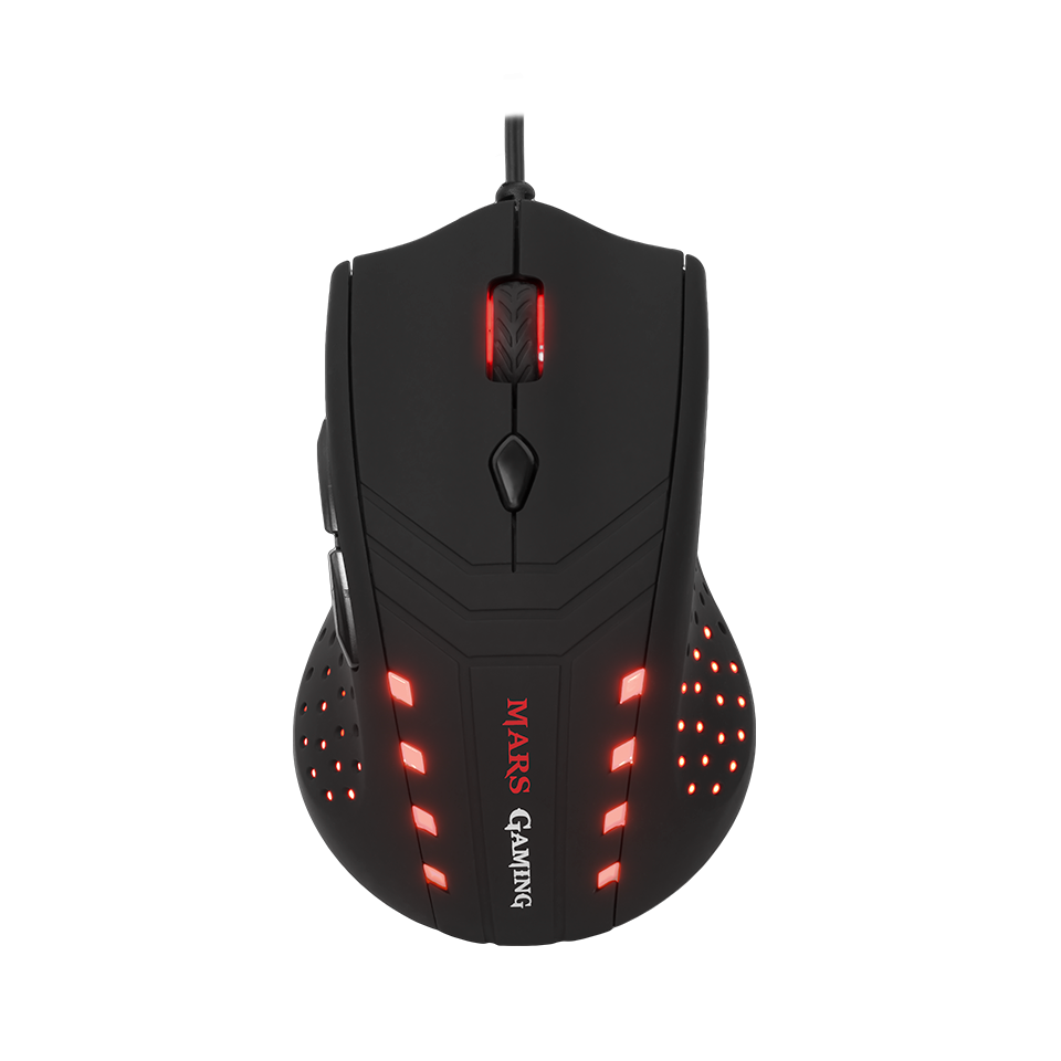 Mouse Gamer Ratón Juegos Usb Periférico Rojo Pc Ergonómico