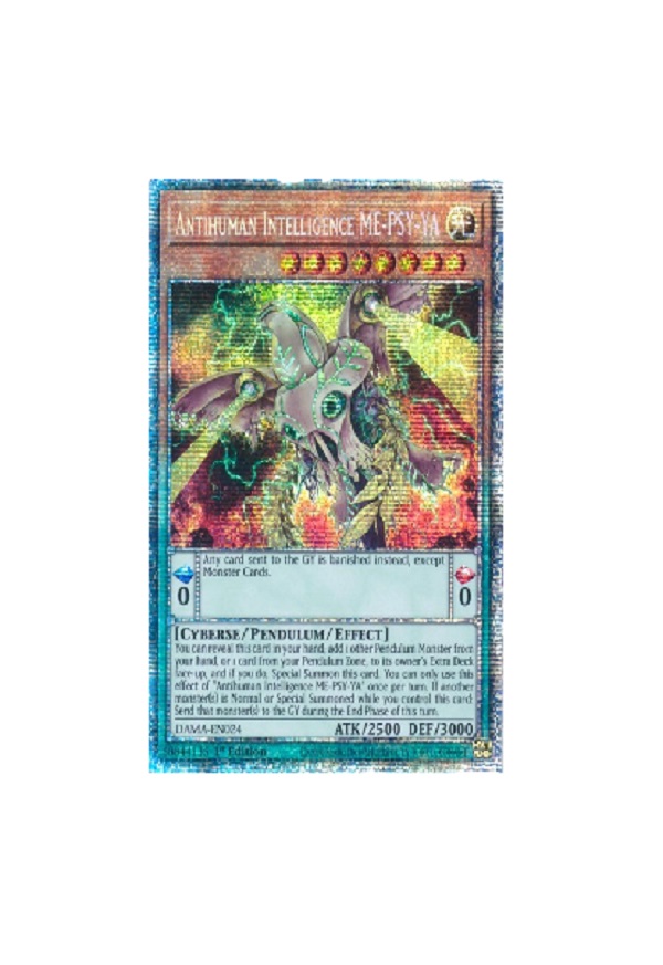 Yugioh Antihuman Intelligence ME-PSY-YA Starlight Rare 1st Edition - Konami