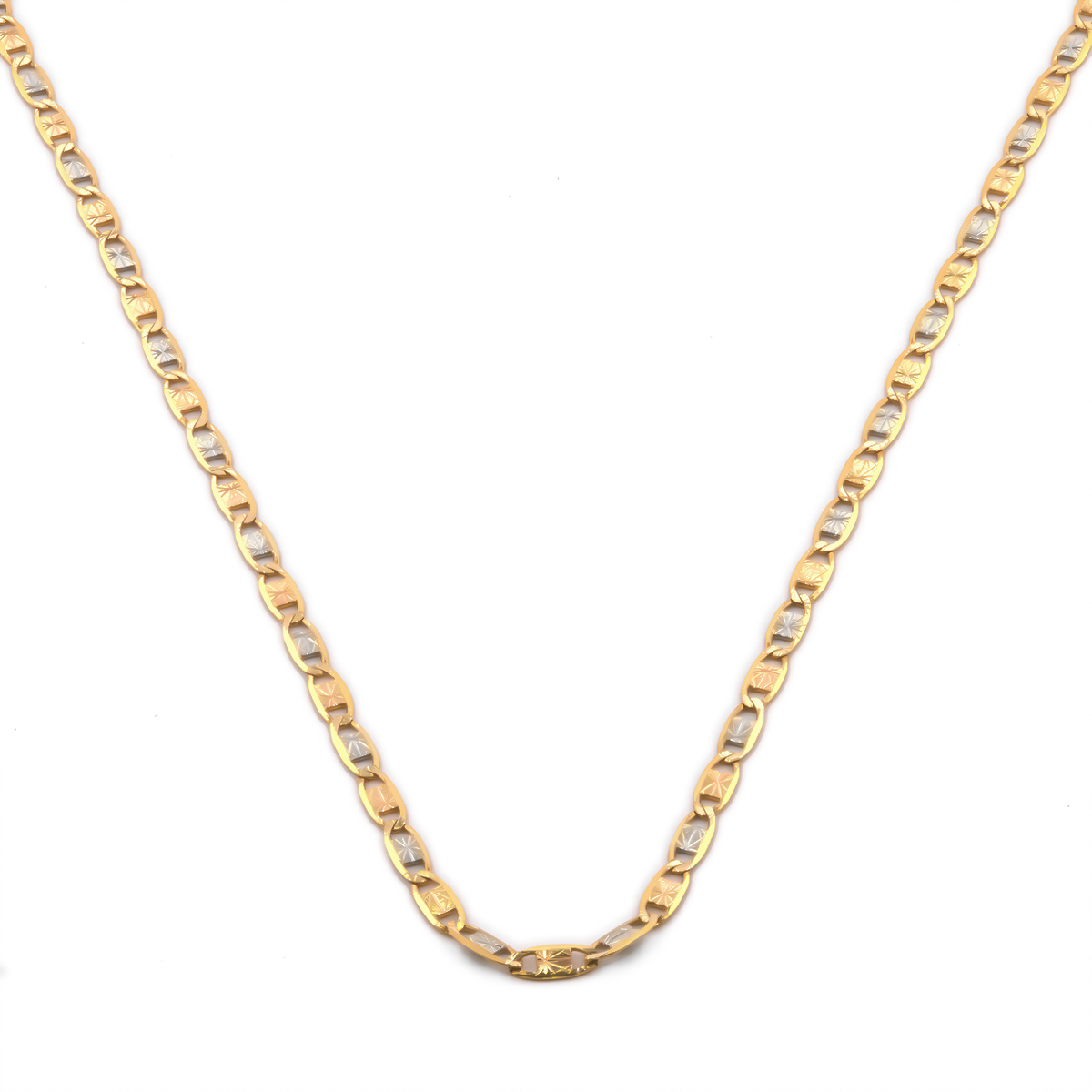Cadena Gucci Oro Florentino Sólido 10K 55 cm 