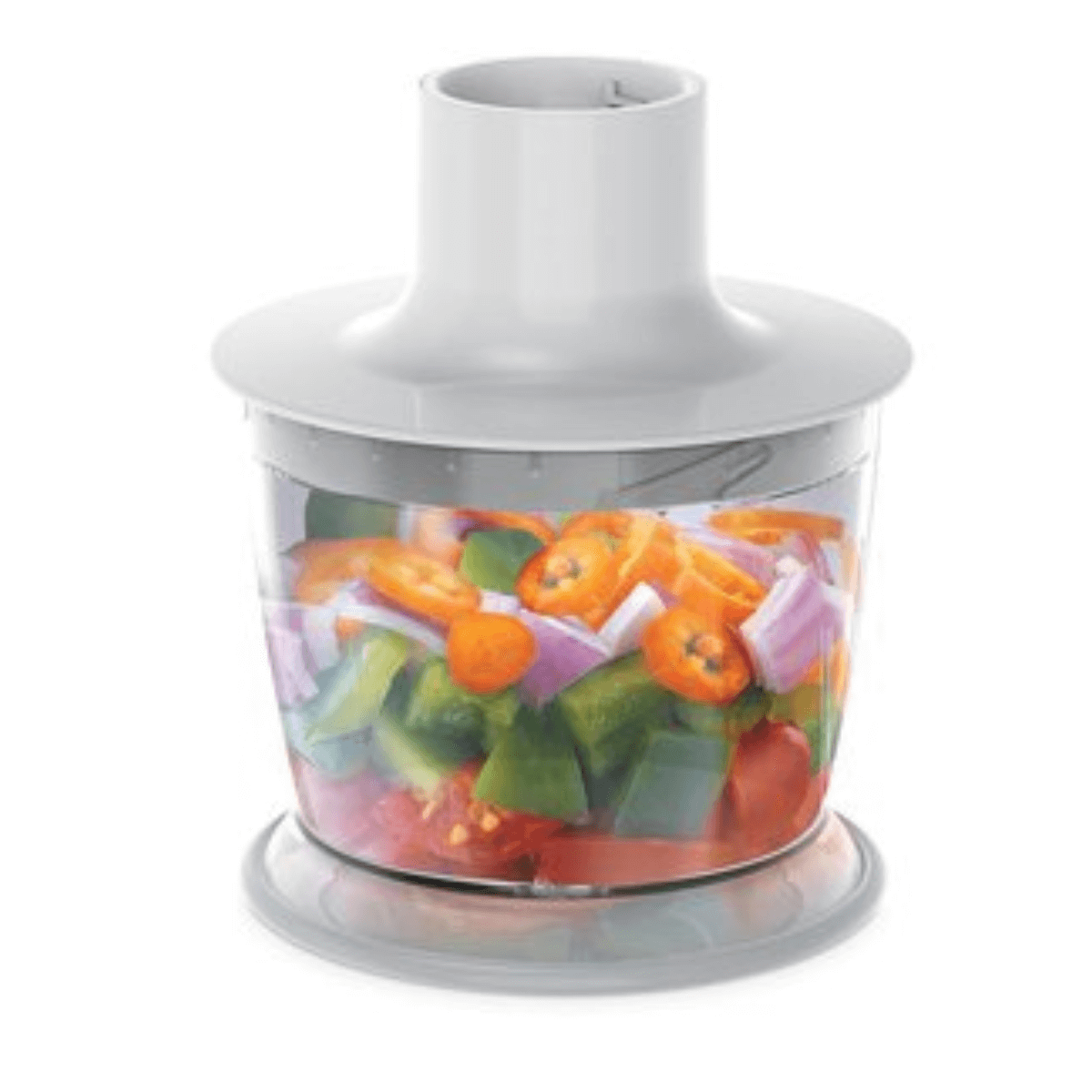 BATIDORA INMERSION 2VEL 250W CON VASO Y TAZON  BLANCO/GRIS OSTER