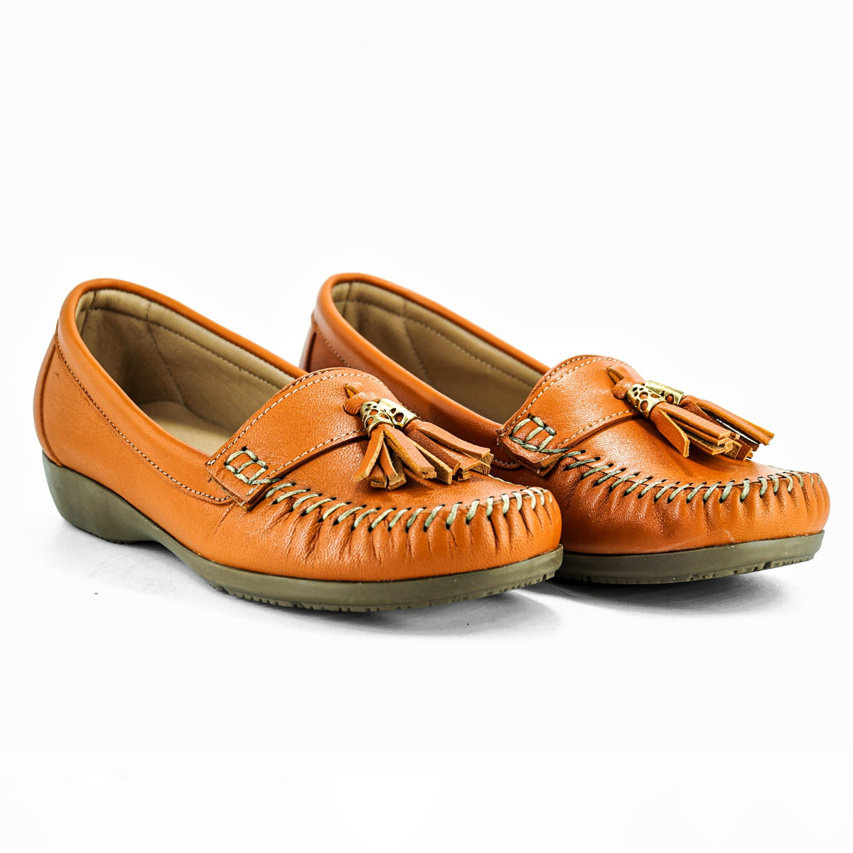 Zapato Bajo Cómodo Y Suave Para Dama Mod Andy Mandarina