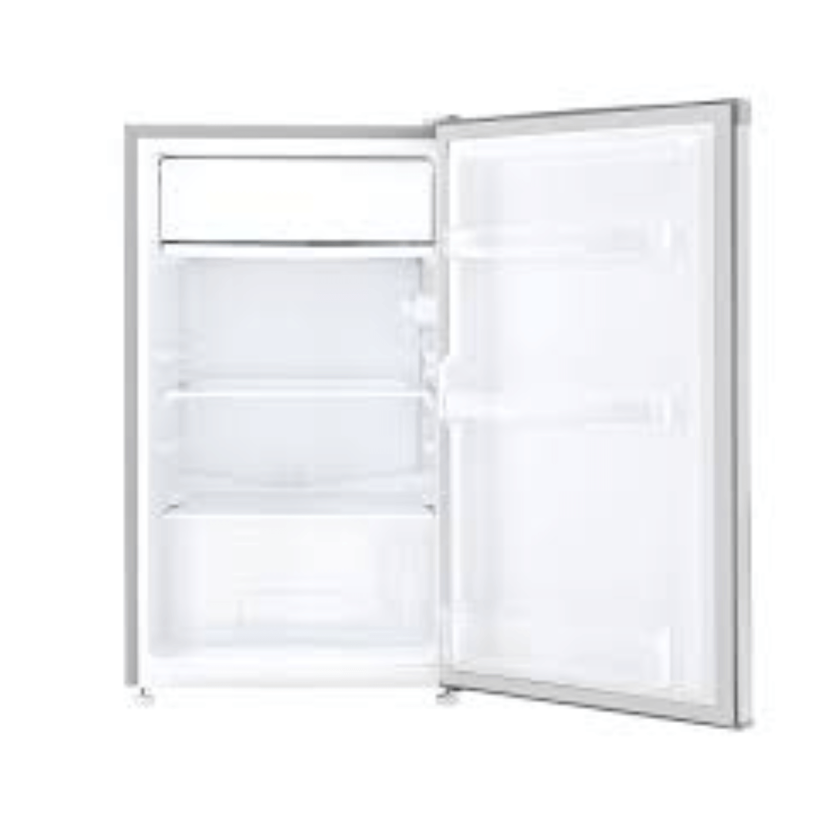 FRIGOBAR 4P3 PUERTA CERRADURA ACERO INOXIDABLE PLATA MABE