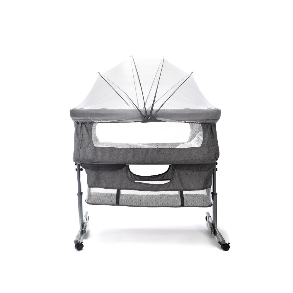 Cuna Moises Para Bebe Recien Nacido Colecho Con Ruedas