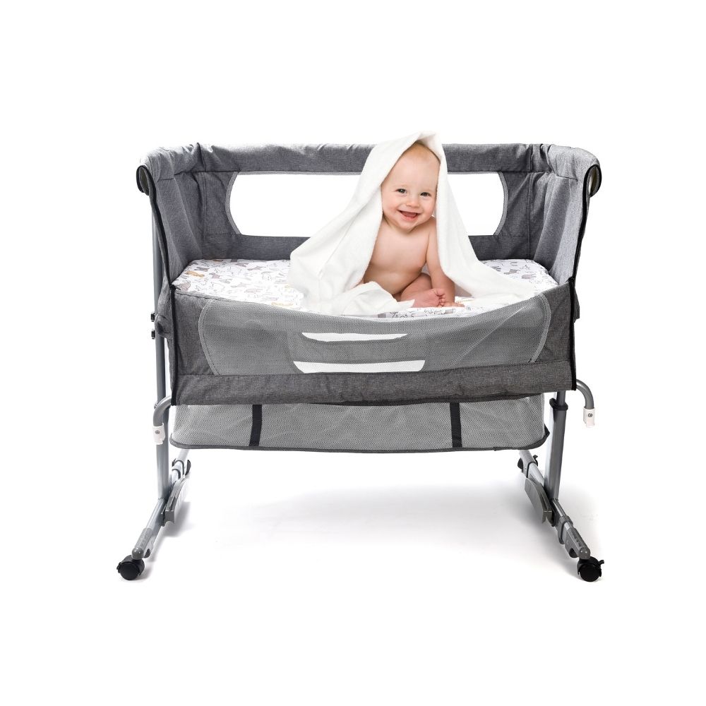 Cuna Moises Para Bebe Recien Nacido Colecho Con Ruedas