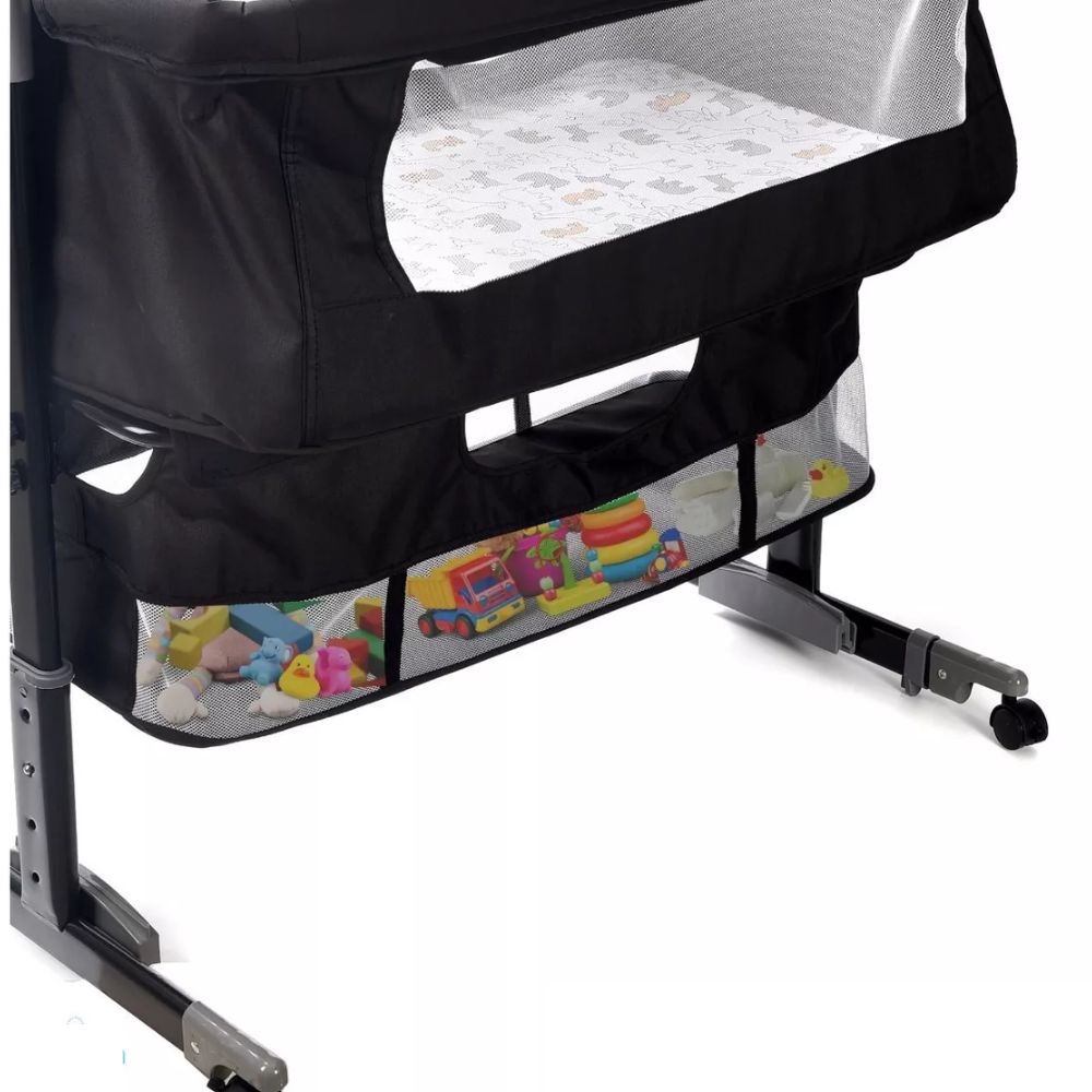 Cuna Moises Para Bebe Recien Nacido Colecho Con Ruedas