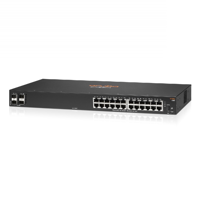 Switch HPE Aruba CX 6000  24 Puertos  Gigabit  4 SFP  