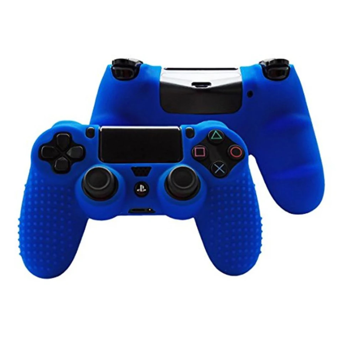 Funda Texturizada Silicona Compatible Playstation 4 (Azul)