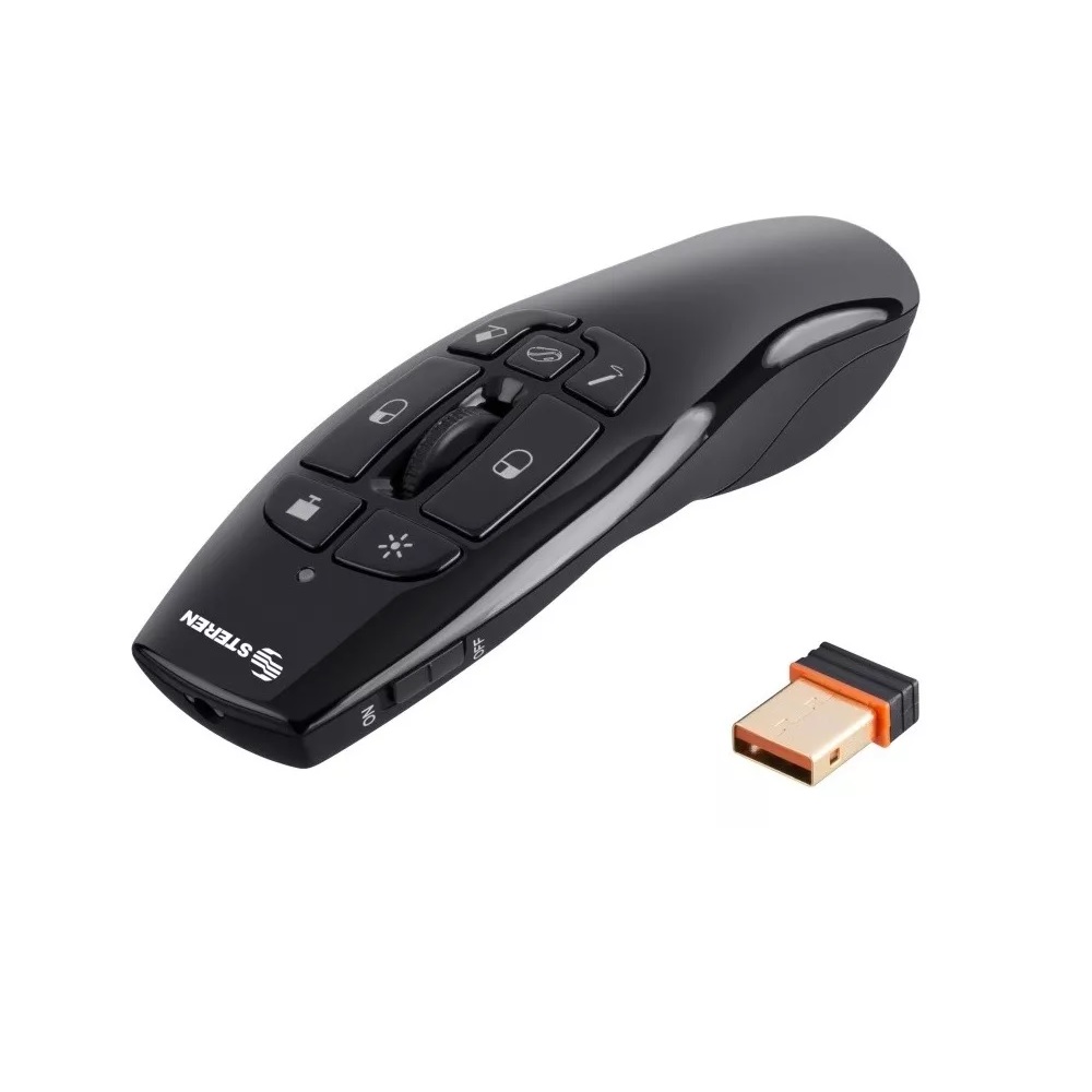 Control Inalámbrico Diapositivas Air Mouse Apuntador Steren