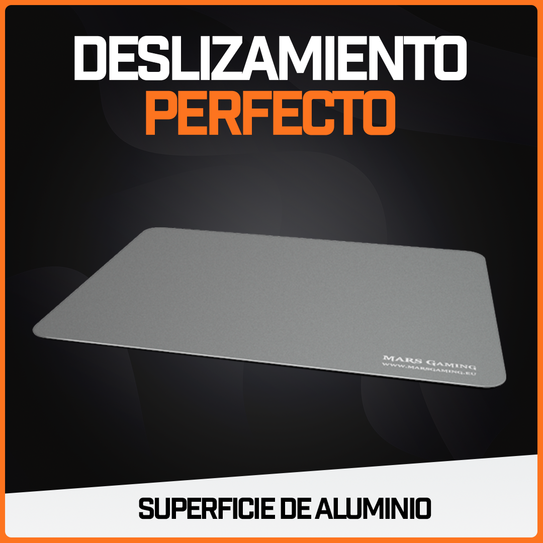 Mouse Pad Gamer Alfombrilla Aluminio Oficina Antideslizante 