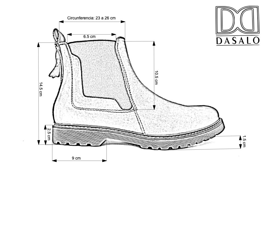 Botín Chelsea Dasalo En Piel Graso Vacuno Miel Para Caballero.