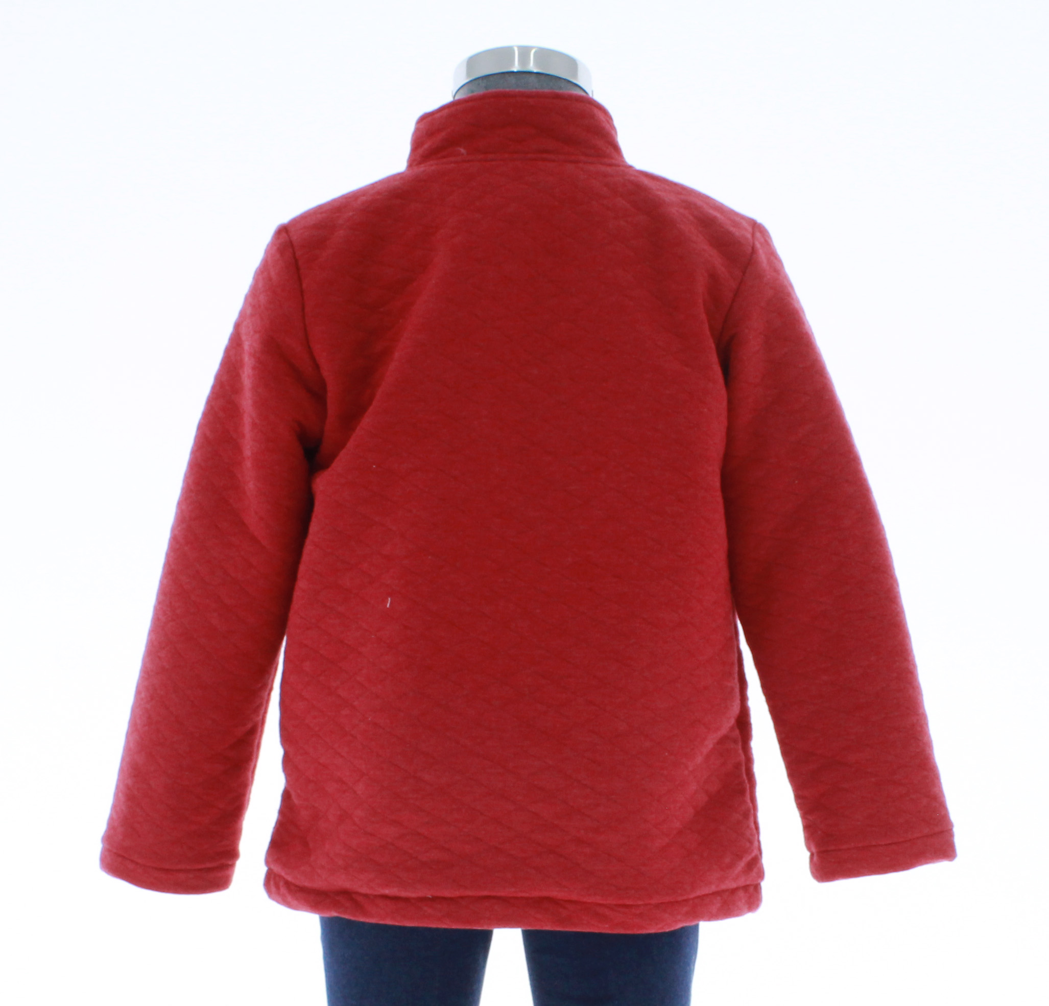 Chamarra Niño Algodón Roja 3224 3 a 16 Años.