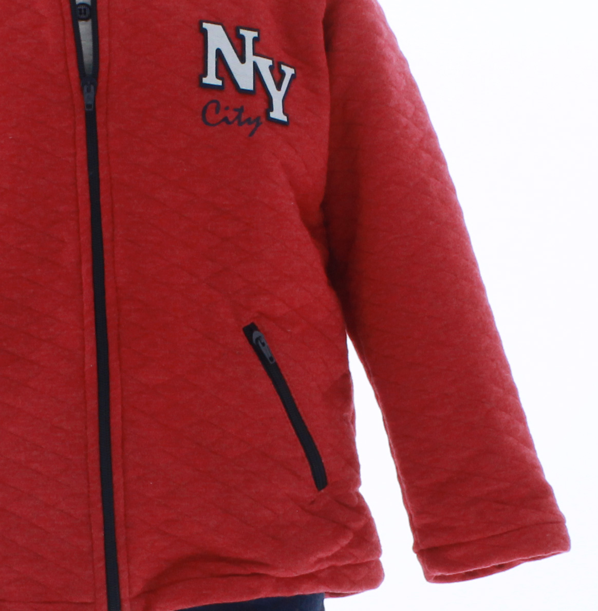 Chamarra Niño Algodón Roja 3224 3 a 16 Años.