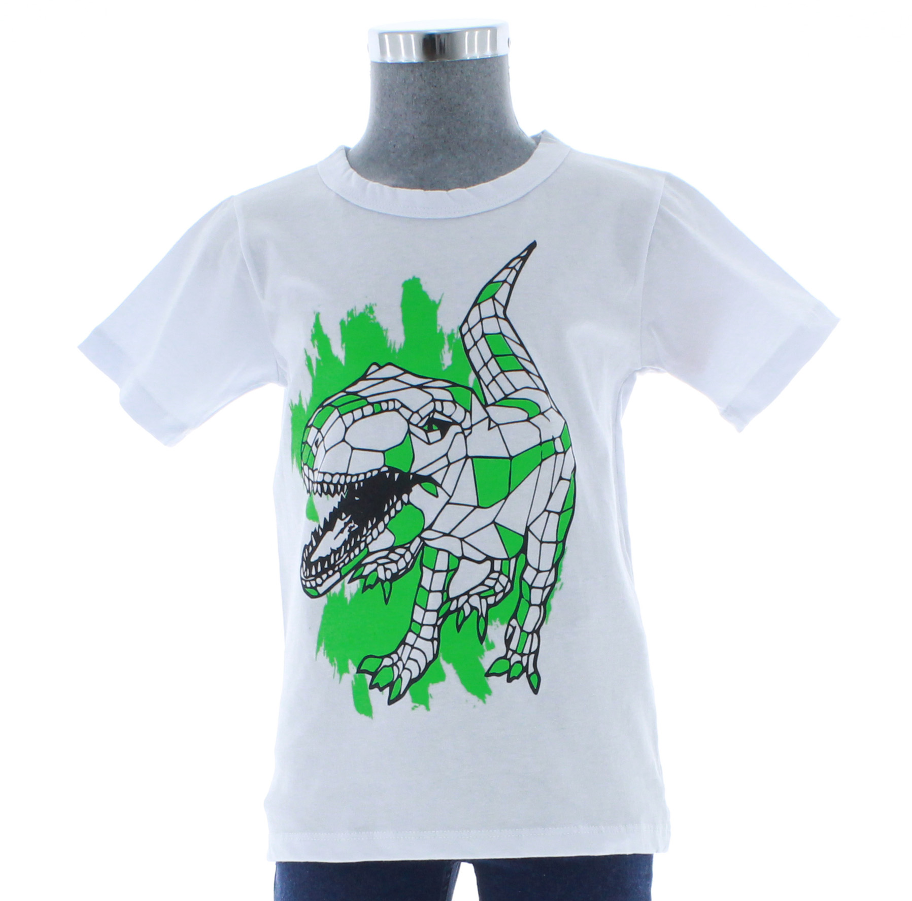Playera Niño Blanco Algodón 3225 1 a 16 Años.