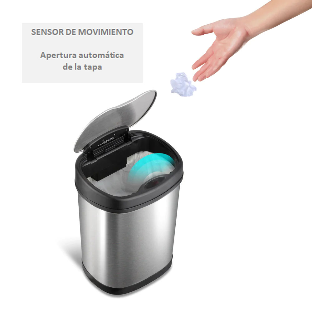 Botes de Basura con Sensor de apertura automática 12 litros