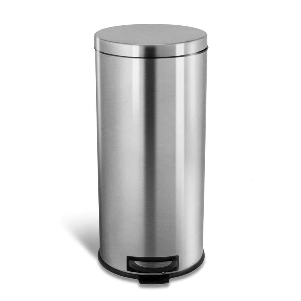 Bote de Basura de Acero Inoxidable con Pedal 30 litros