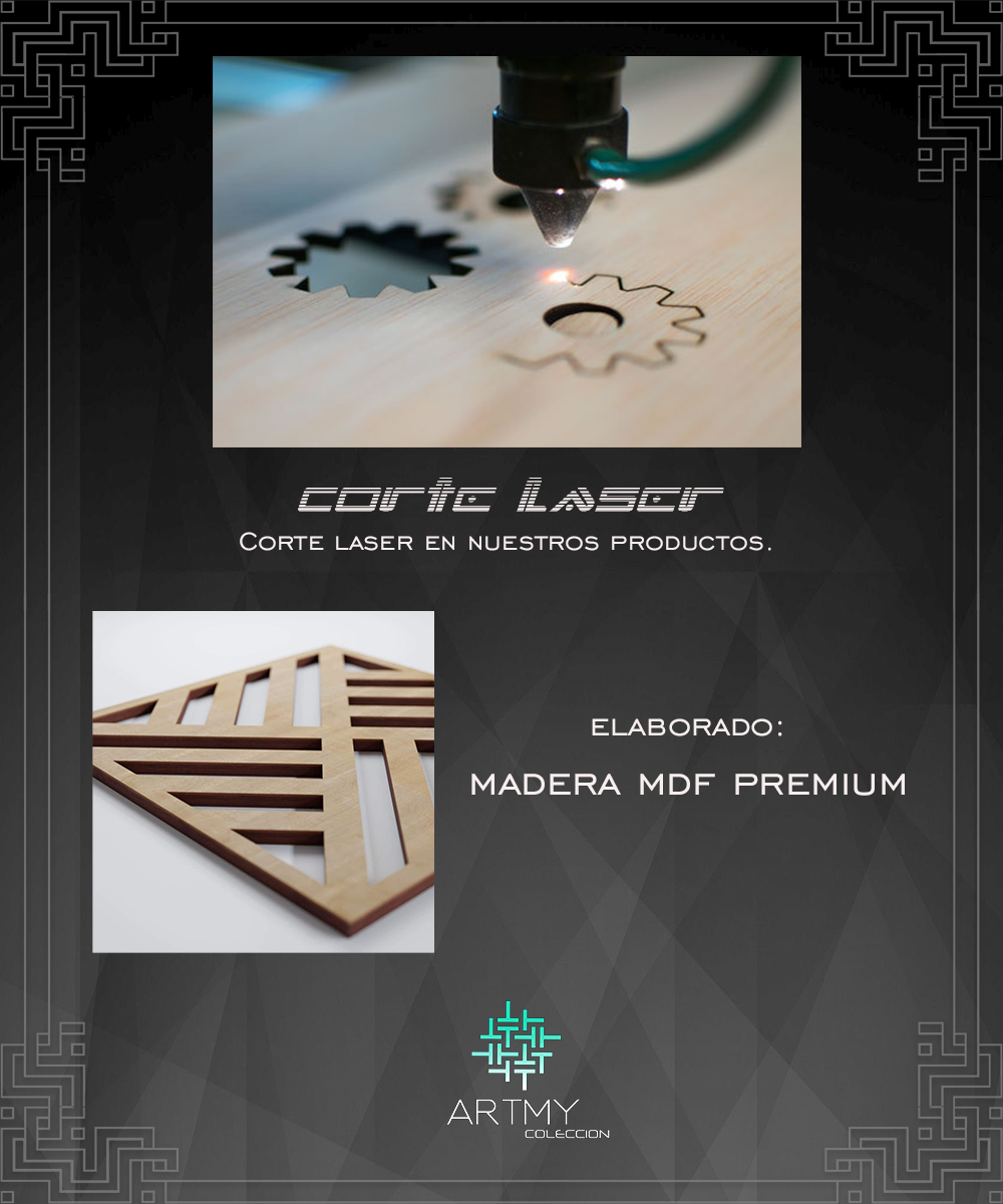 Mujer Rosa Cuadros Decorativos Modernos Madera Mdf Negro