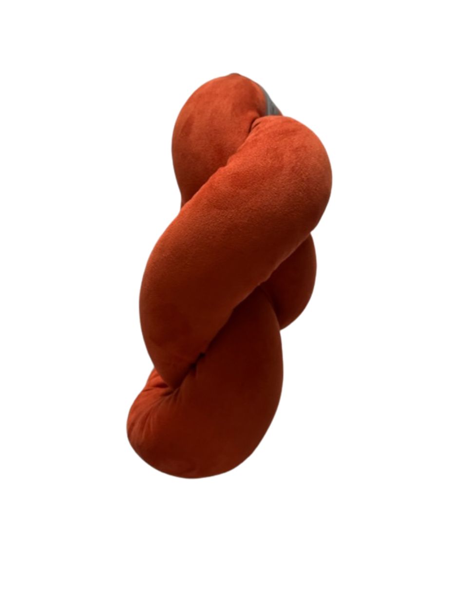 Cojín nudo decorativo para sala o recámara Copo de Luna chico.