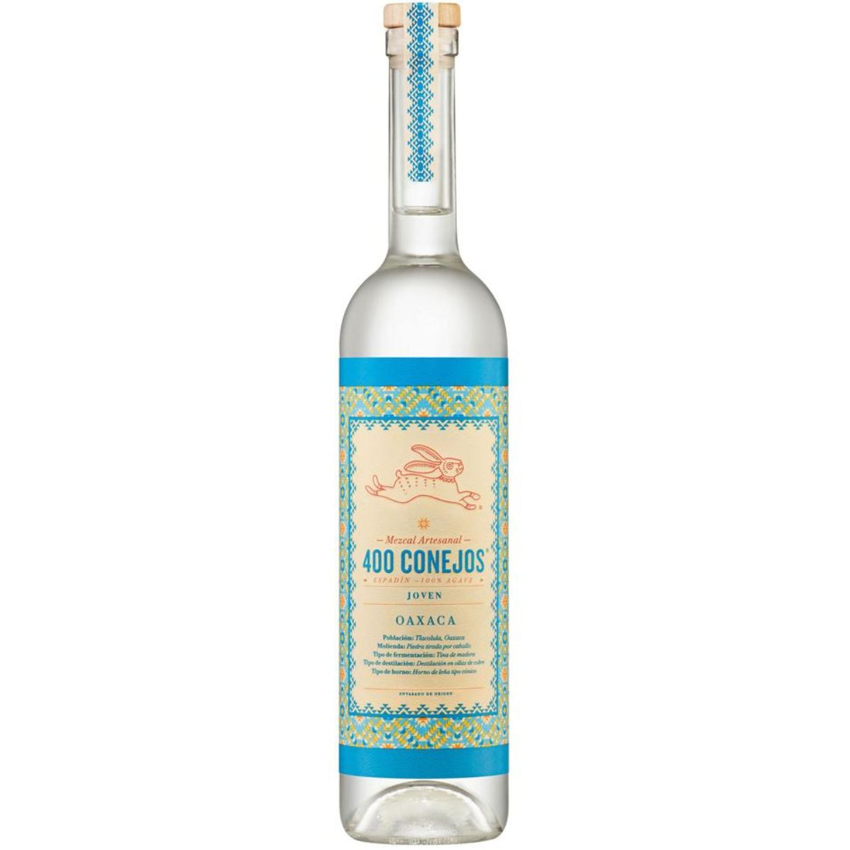 Mezcal Joven 400 Conejos Espadín 750 mL 