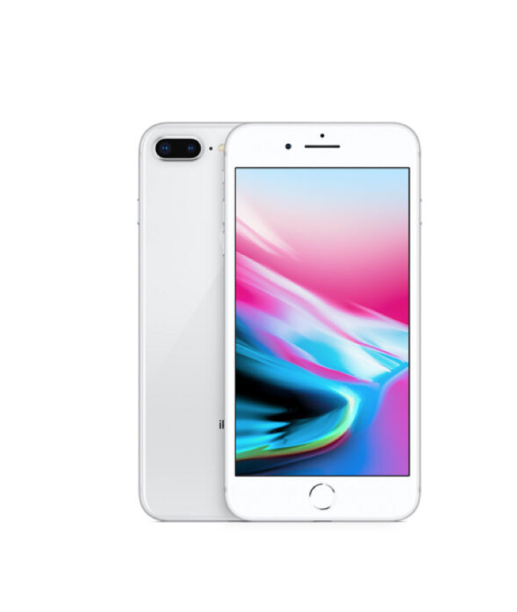 Celular Apple iPhone 8 plus 64gb Silver reacondic Grado A + Cargador 18w Tipo C-Lightning