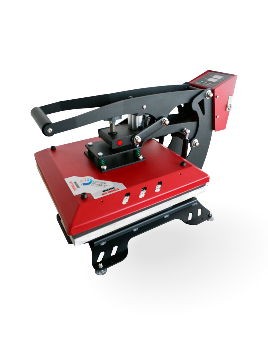 Plancha Plana Semiautomática de 38x38cm Smart Heat Color Make Para Sublimación