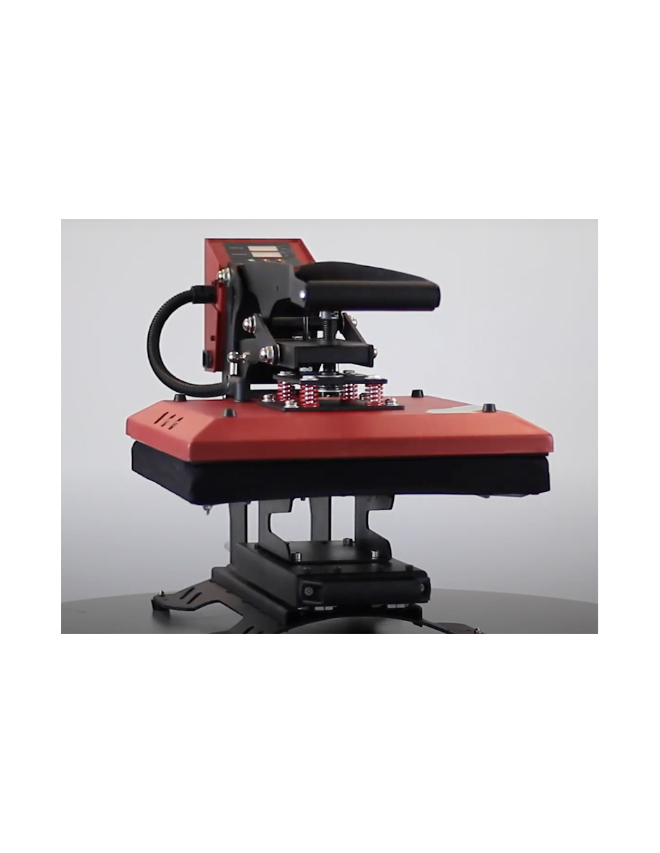 Plancha Plana Semiautomática de 38x38cm Smart Heat Color Make Para Sublimación