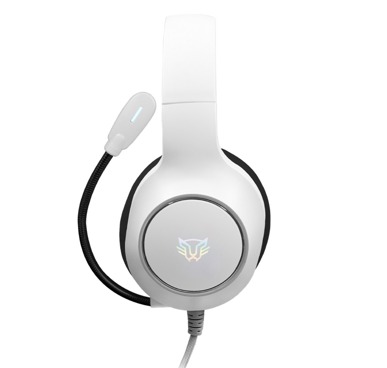 Audífonos Gaming, Alámbrico, USB, AUX 3.5MM, MIC, Flexible, Blanco, Sonorus HS-750