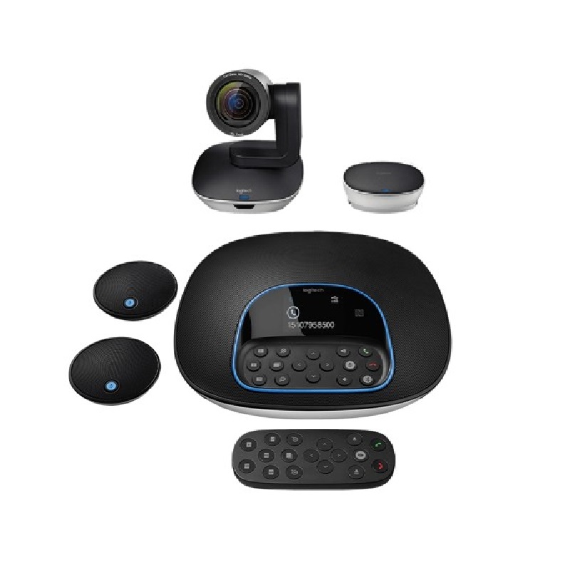 Logitech Sistema de Conferencia GROUP, Zoom 10x, USB 2.0 
