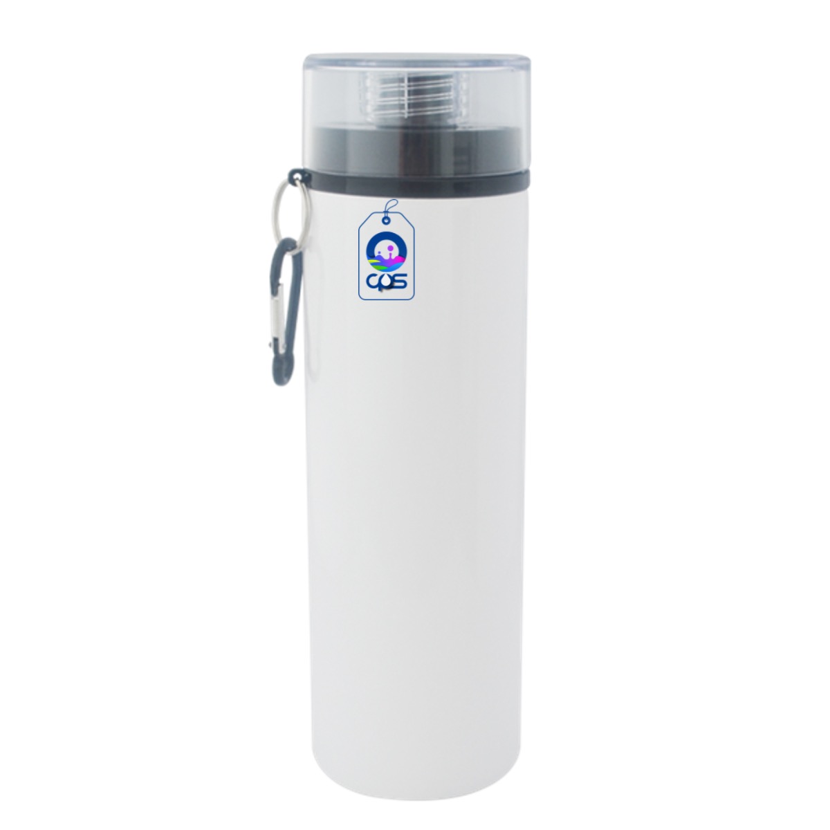 Botella deportiva de 750ML. Con tapa removible para sublimar (6 piezas)..