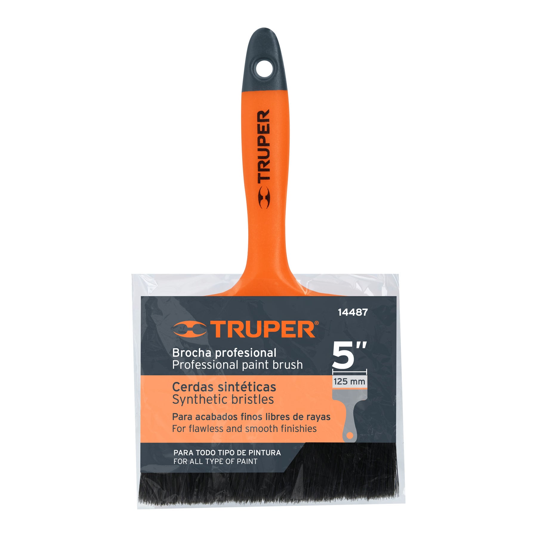 Kit De 8 Brochas Para Pintar Con Mango De Plastico Truper 1448