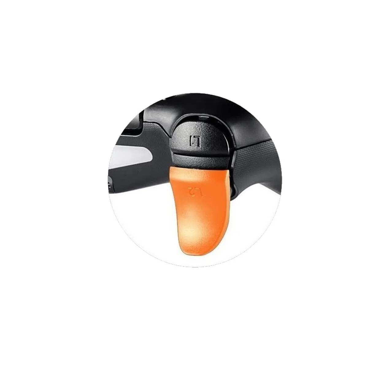 Gatillos L2 Y R2 Compatible Controles PlayStation 4 (Naranja)