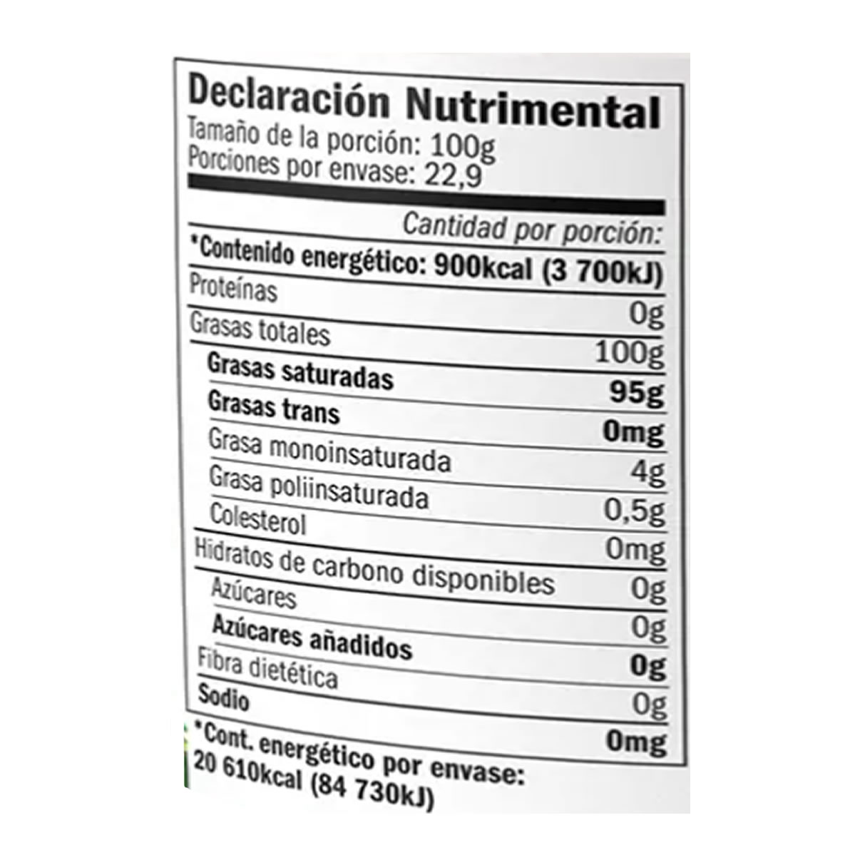 Aceite de Coco Orgánico Virgen Kirkland Signature 2.48 L