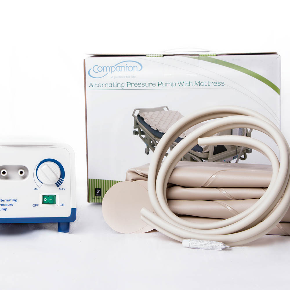 Colchón De Presión Alterna De Grado Médico, antillagas, con kit de reparacion. Companion..