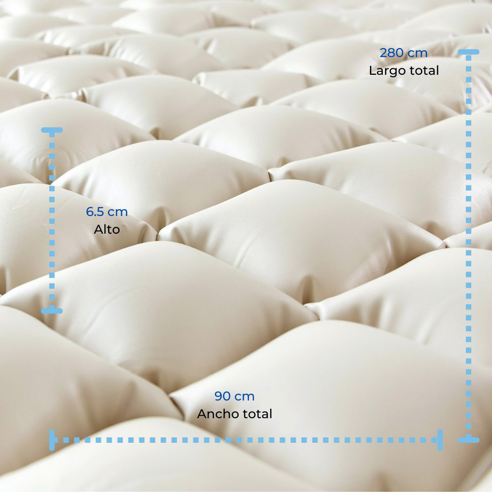 Colchón De Presión Alterna De Grado Médico, antillagas, con kit de reparacion. Companion..